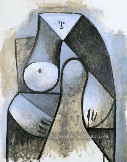 Femme Sitting 1929 cubist Pablo Picasso Peintures à l'huile